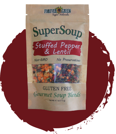 Best Seller Hearty gluten-free dairy-free Stuffed Pepper & Lentil soup featuring protein-rich lentils, bell peppers, and wholesome seasonings for balanced nutrition

